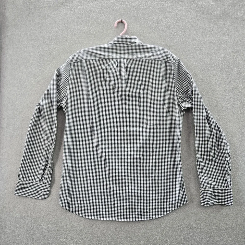 J.crew‎ Men Button Up Shirt L Navy Check Long Sleeve Slim
